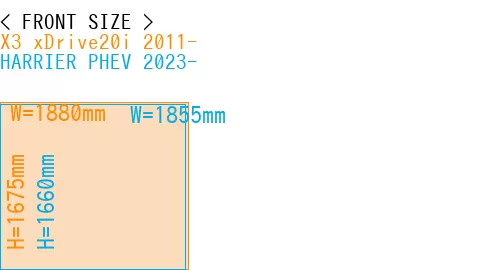 #X3 xDrive20i 2011- + HARRIER PHEV 2023-
